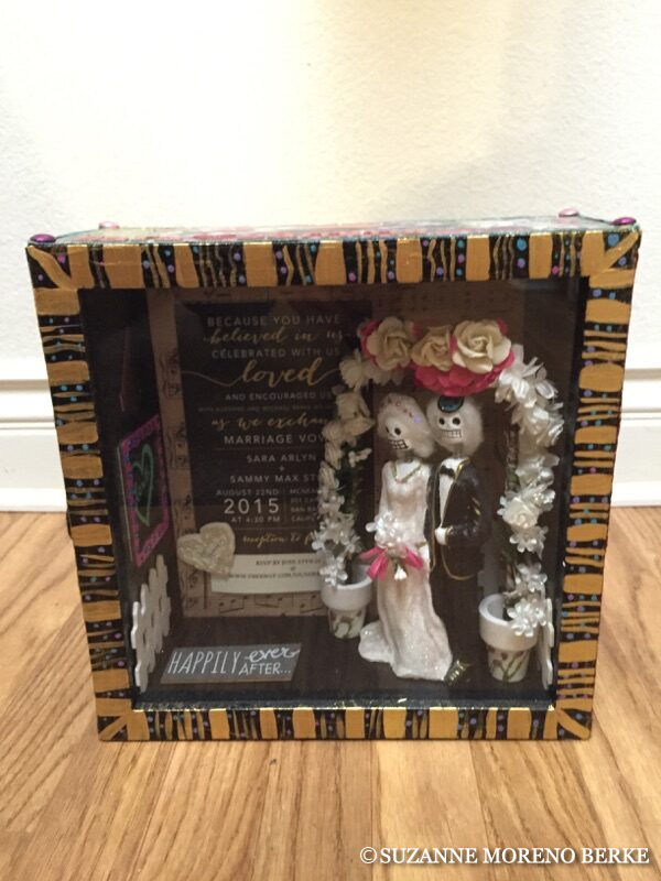 12x12x5 inch Wood Wedding Box